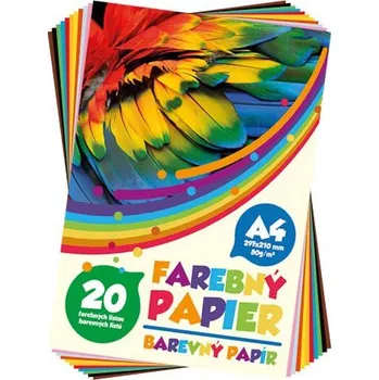 Kancelářský papír Složka barevných papíru 20 listů A4