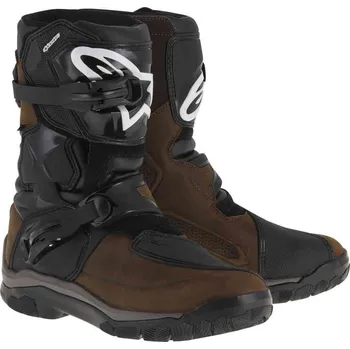 Moto obuv Alpinestars Belize Oiled Drystar hnědé