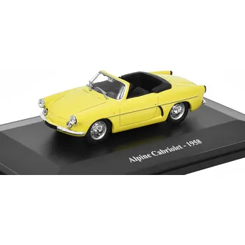 autíčko Renault Alpine Cabriolet 1958 1:43 - Eligor časopis s modelem Alpine Cabrio 1958 - kovový model