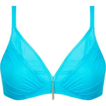 Dámské plavky Plavková podprsenka nevyztužená ANTIGEL (FBB3217-06), Barva modrá, Velikost 75D
