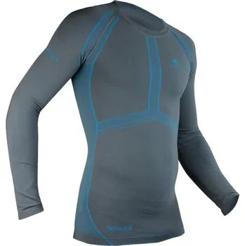 Pánské tričko Pánské tričko Raidlight Seamless LS S/M, šedo-modrá