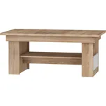 Konferenční stolek GATTON, dub sonoma/bílý lesk, 5 let záruka + vyzvednutí ZDARMA