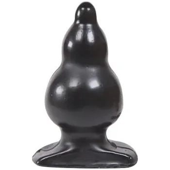 Anální kolík Anální kolík Plug & Joy Triple černý, anální kolík 13 x 5,8 cm