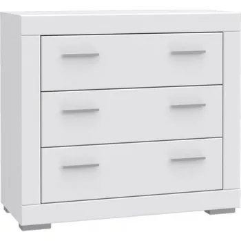 Komoda REMPART komoda 3S, bílá, 5 let záruka + vyzvednutí ZDARMA