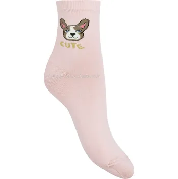 Dívčí oblečení WOLA Vzorované ponožky w44.01p-vz.113 Barva: C18, Velikost: 33-35(22-23)