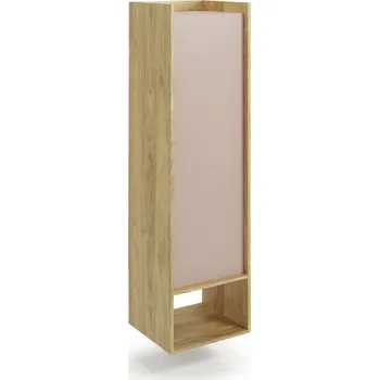 police KALANCHOE regál 1D, hikor přírodní/starorůžová + vyzvednutí ZDARMA