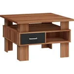 Konferenční stolek USMAT, švestka wallis/černý lesk, 5 let záruka + vyzvednutí ZDARMA