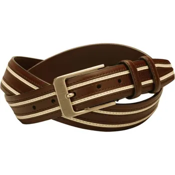 Opasek Reklamní Tessa kožený pásek, hnědá