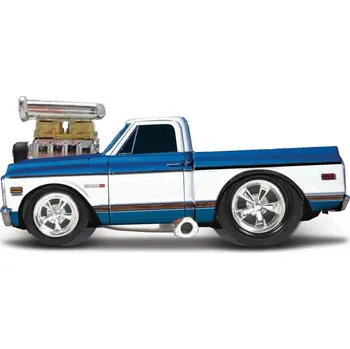 RC model auta Maisto - Muscle Machines - 1972 Chevrolet C10 Pickup, modro-bílá, 1:64 - expresní doprava