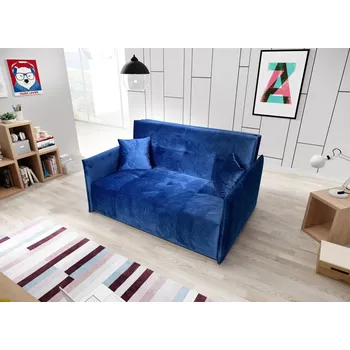 Pohovka Rozkládací pohovka RECBELI 3, modrá + vyzvednutí ZDARMA