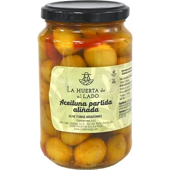 Conservas JJJ OLIVY DĚLENÉ OCHUCENÉ SKLENICE 370ML