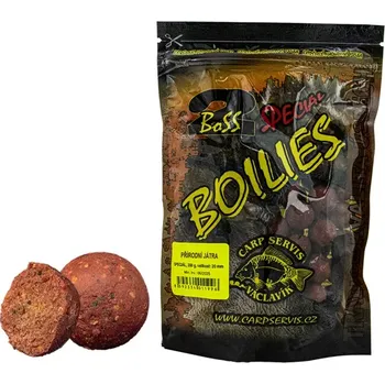Boilies CARP SERVIS VÁCLAVÍK Boilies Boss2 SPECIÁL - 200 g - 20 mm - přírodní játra