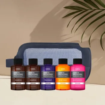 Kosmetická sada Kundal Travel Kit Type A - Cestovní sada BABY POWDER - 5ks