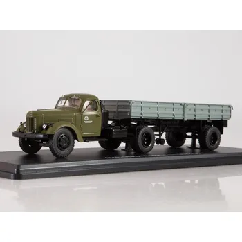 autíčko SSM - Start Scale Models ZIL-MMZ-164AN s navěsem MMZ-584B 1:43 - SSM ZIL MMZ 164AN s navěsem MMZ 584B - kovový model auta
