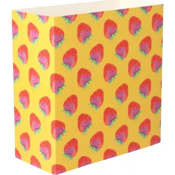 Jednorázové nádobí Reklamní CreaSleeve 418 papírový rukáv na zakázku, bílá