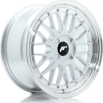 Alu kolo JR Wheels JR23 17x8 ET20-45 4H BLANK Hyper Silver w/Machined Lip