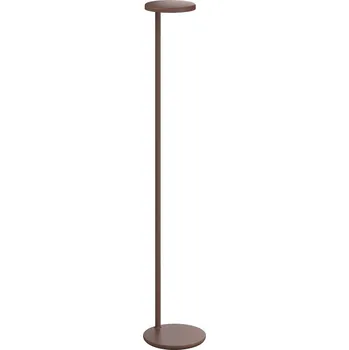 Lampička Flos Architectural FLOS Oblique Floor LED stojací lampa 927 USB hnědá - Ø hlavy 15,5 cm; délka kabelu 250 cm hnědá matná 1 x 8 W LED - Doprava zdarma