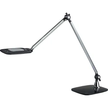 Lampička Aluminor Duke LED stolní lampa CCT stmívatelné černá - délka spodního profilu 43 cm; délka horního profilu 31 cm; hlava - délka 17 cm, šířka 11 cm; základna - délka 21,2 cm, šířka 18 cm černý LED celkem 6,6 W - Doprava zdarma
