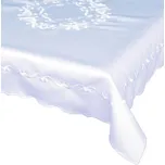 Forbyt Ubrus vyšívaný, Gold, bílý Ubrusy: 90 x 90 cm