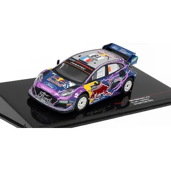 autíčko Ford Puma Rally1 #19 Acropolis Rally 2022 Loeb/Galmiche 1:43 Ford Puma Rally 1 No.19 Rallye Acropolis 2022 Loeb / Galmiche - kovový model auta