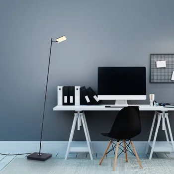 Lampička PURE Lines stojací lampa, dálkové ovládání, černá - délka připojovacího kabelu 200 cm černá, bílá LED 6,1 W celkem - Doprava zdarma