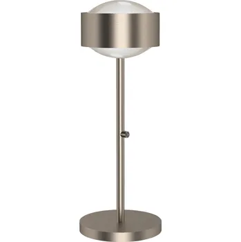 Lampička Top Light Puk Maxx Eye Table LED 37cm matný nikl matná čočka - Ø hlavy 12 cm, délka kabelu 170 cm matný nikl, matný 2 x 10 W LED - Doprava zdarma