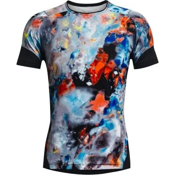 Pánské tričko Pánské tričko Under Armour Rush 2.0 Print SS Concrete XXL