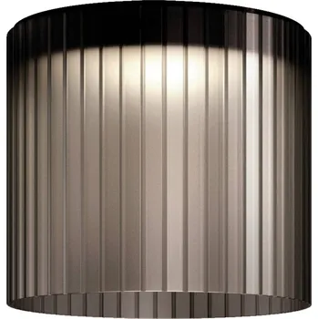 kdln LED stropní svítidlo Giass, šedé, Ø 40 cm kouřově šedá 1 x 17 W LED - Doprava zdarma