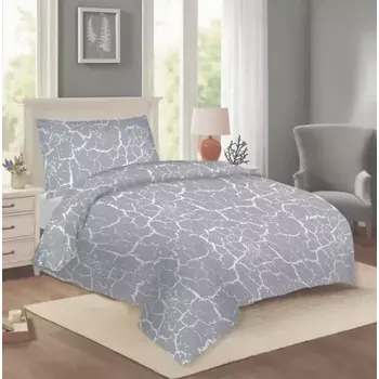 Bytový textil Jahu povlečení bavlna Nela Artuš šedý 140x200, 70x90 cm