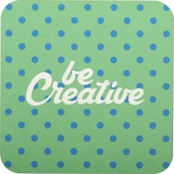 Podtácek Reklamní CreaPint papírový podtácek, čtverec, bílá