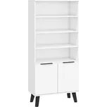 Regál OSMAK 2D, bílá/bílý lesk, 5 let záruka + vyzvednutí ZDARMA