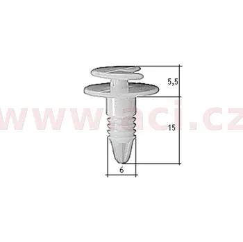 Autodíl plastová příchytka (sada 10 ks), UP 50275