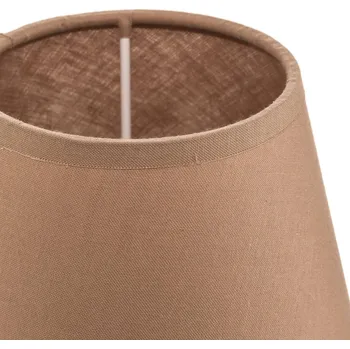 Lampička Duolla Stínidlo Cone AB, Ø 15 cm, cappuccino - stínidlo - Ø (horní) 9 cm, Ø (dolní) 15 cm cappuccino-hnědá