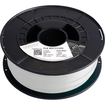 Filament PLA filament z recyklátu bílý COLD white 1,75 mm Smartfil 1 kg