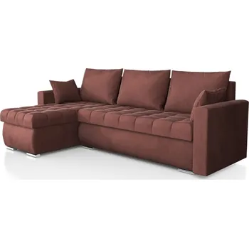 Sedací souprava Rohová sedačka MIRABILIS, růžová látka K29 +možnost VÝNOSU + vyzvednutí ZDARMA