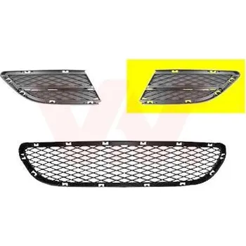 Karosérie Větrací mřížka, nárazník VAN WEZEL 0667591