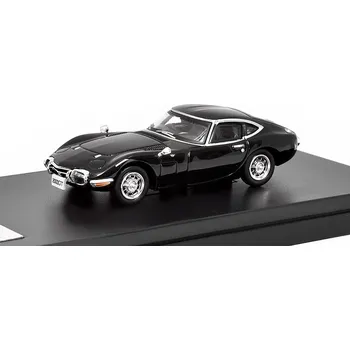 autíčko Toyota 2000GT 1967 černá 1:64 - LCD Models Toyota 2000 GT 1967 - kovový model auta