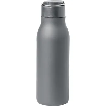 Láhev Reklamní Rissip láhev z nerez oceli, šedá