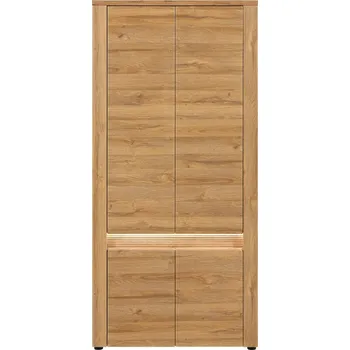 Šatní skříň Skříň SHERKAN 2D, dub granson + vyzvednutí ZDARMA