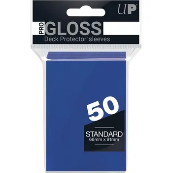 Příslušenství k deskovým hrám Standard Sleeves PRO Gloss (50ks) - Ultra Pro obaly na karty Barva: Modrá
