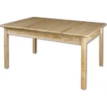 Rozkládací jídelní stůl TURIA, 140-200x75x90 cm, masiv borovice, moření: … + vyzvednutí ZDARMA