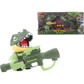 Dětská zbraň Popron.cz Sada pistole míčky + dino na baterie