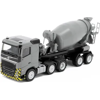 autíčko Volvo FH FD 2020 domíchávač betonu 1:87 - Herpa Volvo FH FD 6x2 s míchačkou betonu - kovový model auta