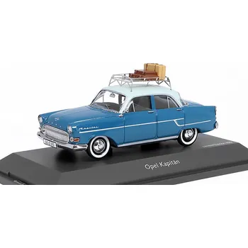 autíčko Opel Kapitan Riviera 1957 se střešním nosičem 1:43 - Schuco Opel Kapitan Riviera 1957 - kovový model auta