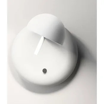 Lampička Vibia Pin 1675 LED nástěnné světlo, 11 cm, bílé - Ø stínidlo na lampu 6 cm; Ø nástěnného držáku 10 cm bílá 1 x 4,5 LED - Doprava zdarma