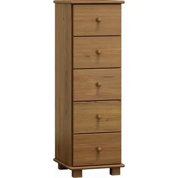 Komoda Komoda NEFTYS 24, hloubka 47 cm, masiv borovice, moření: dub + vyzvednutí ZDARMA