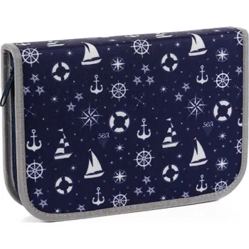 Penál Školní penál jednopatrový Stil - Marine