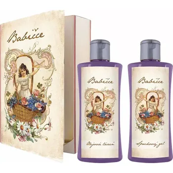 Kosmetická sada Kosmetická sada kniha pro babičku – sprchový gel 250 ml a olejová lázeň 250 ml