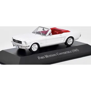 autíčko Ford Mustang Convertible 1965 1:43 - DeAgostini časopis s modelem Ford Mustang Convertible 1965 - kovový model auta