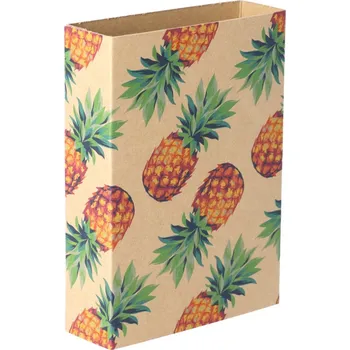 Jednorázové nádobí Reklamní CreaSleeve Kraft 143 papírový kraftový rukáv na zakázku, přírodní